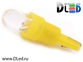 Автомобильная светодиодная лампа T5-DIP 1Led 0,2Вт 12v "DLED" Желтый