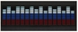 Эквалайзер AVS Light EQ-1 (45*11см) белый/синий/красный