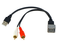 Incar CON USB-LADA USB-AUX переходник LADA Vesta, NISSAN