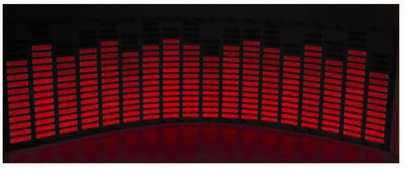 Эквалайзер AVS Light EQ-2 (70*16см) красный