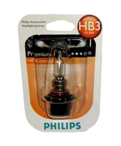 P-9005PRB11 Лампа Philips  HB3 12V- 65W (P20d) (+30% света) Vision (Premium) блистер (1шт.)