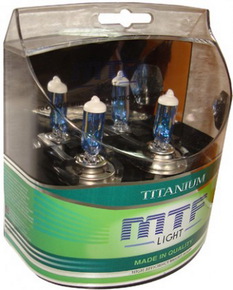 Набор галогенных ламп MTF H3 12v 55w - Titanium