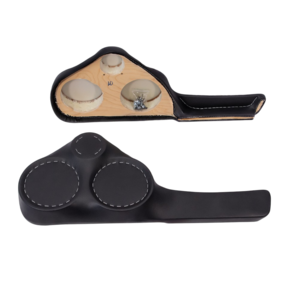 Подиумы ВАЗ 2112 Coupe (3-х компонентные, 16х16хРУПОРНЫЙ ТВИТЕР, с карманом)