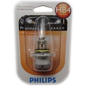 Лампа Philips HB4 12V- 51W (P22d) (+30% света) Vision Premium