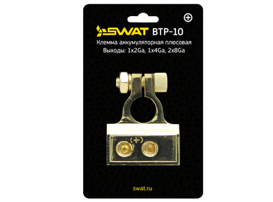 Swat BTP-10 Клемма аккумулятора плюсовая 2GAx1+4GAx1+8GAx2