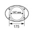 Кольцо переходное Ф18. 16.5 см (16-4) FORD