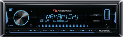 Nakamichi NQ721BE Автомагнитола 1 din, USB, AUX, ВТ, 4*50 Вт, 256 цветов
