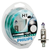 Лампы Philips  H1 12V- 55W (P14,5s) (+100% света)  X-treme Vision