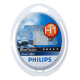 Лампы Philips  H1 12V- 55W (P14,5s) Blue Vision Ultra
