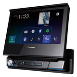 PIONEER AVH A7100 BT Автомагнитола 1din, USB, iPod/iPhone, BT, дисплей TFT 7", многоцветный
