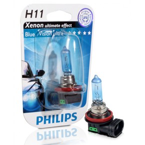 P-12362CVB11 Лампа Philips  H11 12V-55W (PGJ19-2) Crystal Vision блистер