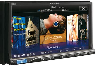 ALPINE ICS-X8 автомагнитола 2 din, DVD, iPod,USB