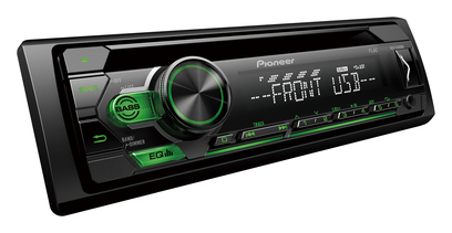 PIONEER DEH S120 UBG Автомагнитола 1din, CD, MP3, USB, FLAC, зелёная подсветка кнопок