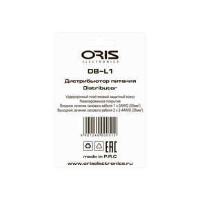 Oris Electronics DB-L1 Распределитель питания с входными терминалами 0Ga, выходными терминалами 2 - 4Ga
