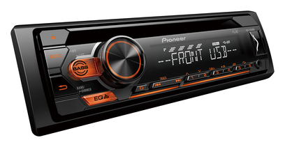 PIONEER DEH S110 UBA Автомагнитола 1din, CD, MP3, USB, FLAC, оранжевая подсветка кнопок