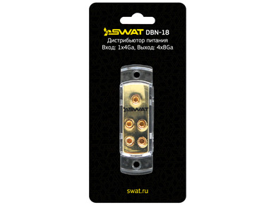 Swat DBN-18 Дистрибьютор питания 4GAx1-> 8GAx4