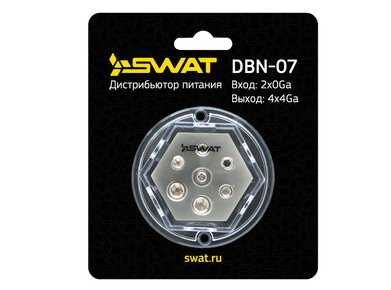 Swat DBN-07 Дистрибьютор питания 0GAx2-> 4GAx4
