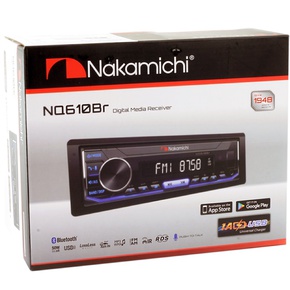 Nakamichi NQ610BR Автомгнитола 1 din, USB, AUX, ВТ, 4*50 Вт