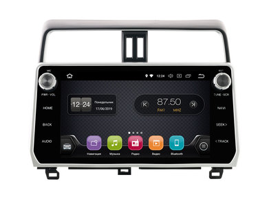 Incar TSA-2247 Штатная магнитола Toyota LC Prado 17+, Android 8.1, 1024*600, IPS, wi-fi, 10"