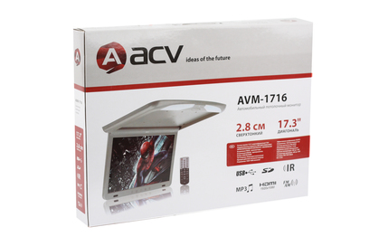 ACV AVM-1716BL Потолочный монитор 17,3", черный